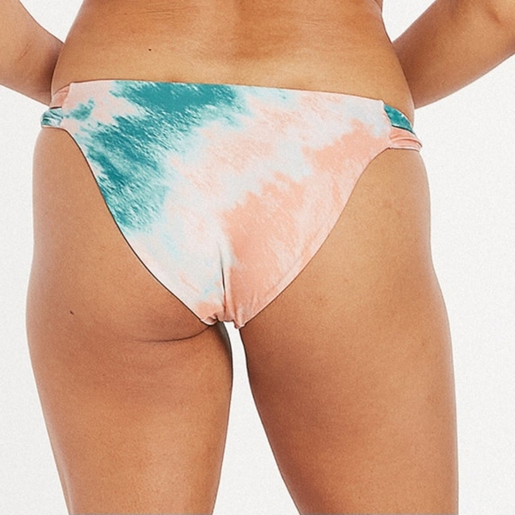 🪸VOLCOM BLURRED LINES HIPSTER BIKINI BOTTOM SIZE S - Picture 4 of 7